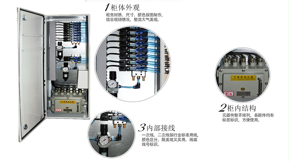 Pneumatic valve Control Cabinet & panel /Solenoid valve boxes