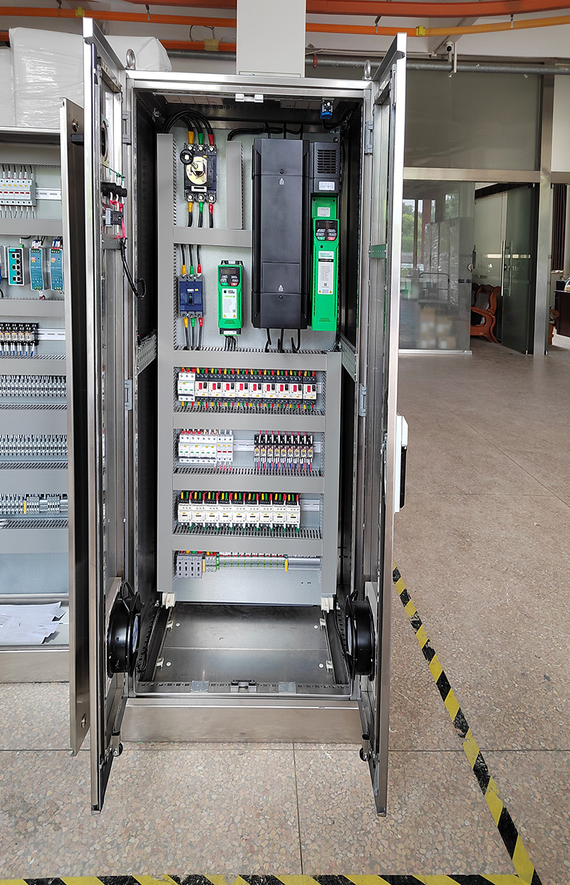 Fermentation tank electrical control panel