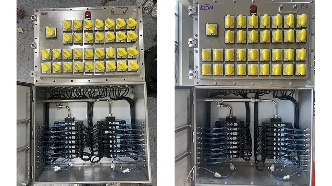 Solenoid valve control box