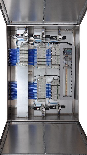 Bus valve island control box