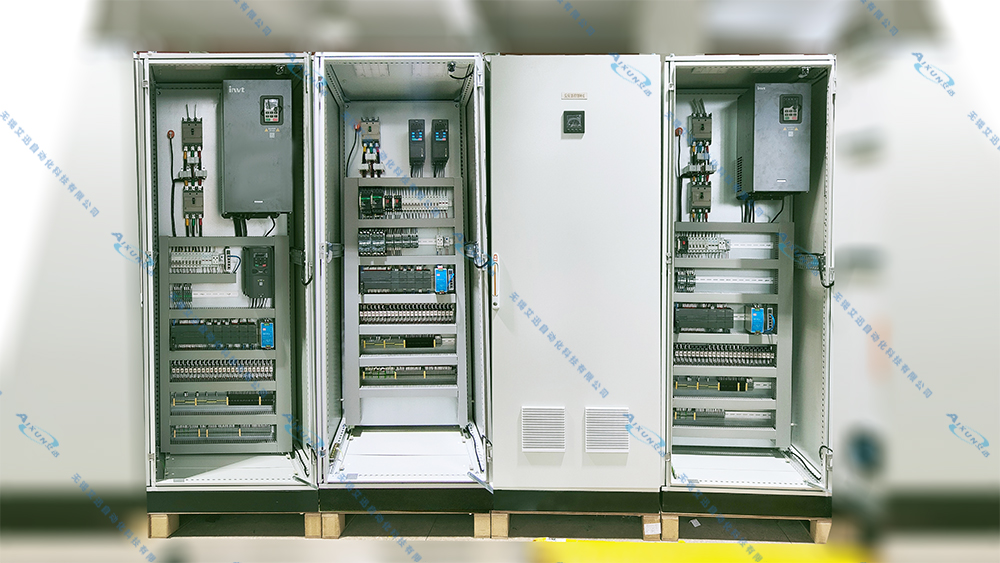 Inverter control panel for storage section of reactor equipment