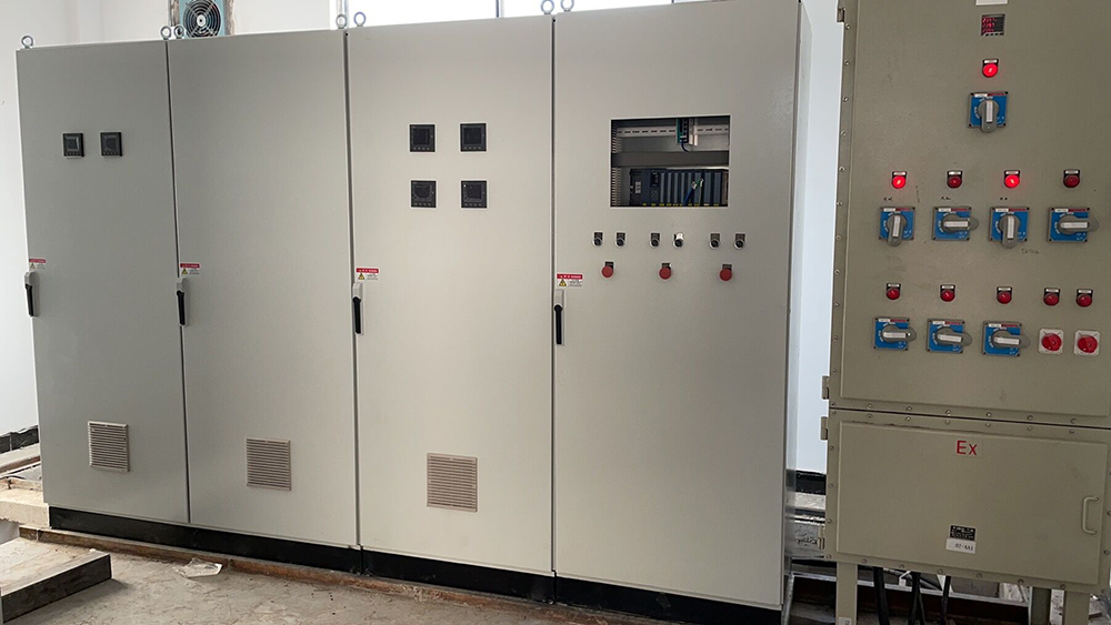 Water plant water treatment control system control cabinet