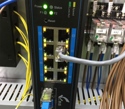 The solution of fiber ring network long distance date communication